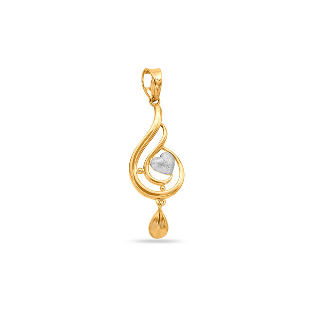 Tanishq 22 Karat Gold Pendant for Women