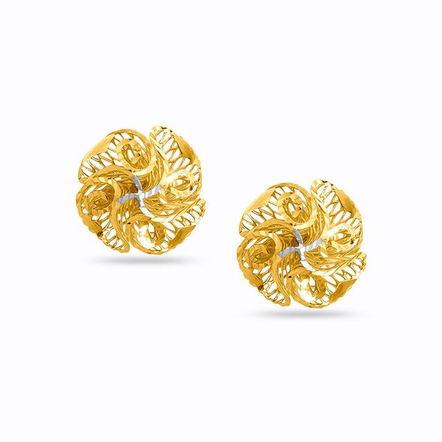 Tanishq 22KT Gold Earrings for Women 
