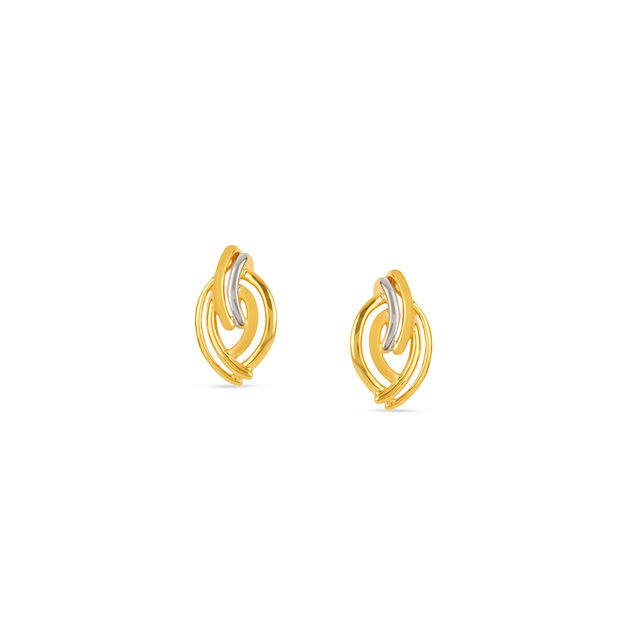 Tanishq 22KT Gold Earrings for Women 2