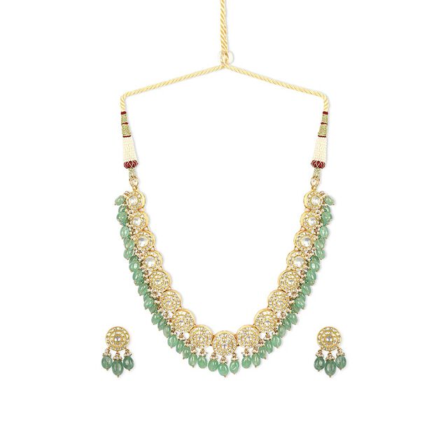 Tanishq 22KT Gold Necklace Set for Women 