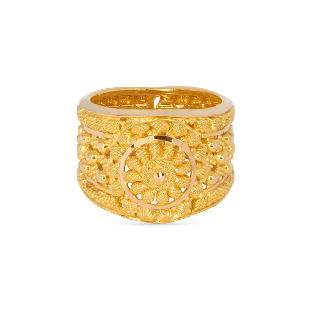 Tanishq 22KT  Gold Finger Ring  for Women 