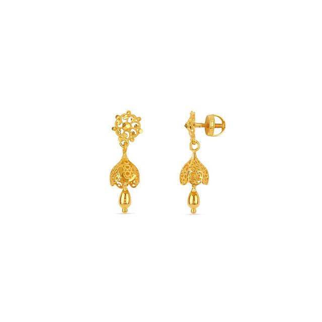 Tanishq 22KT Gold Earrings 2