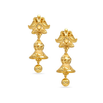 Tanishq 22 KT Gold Earrings for Kids