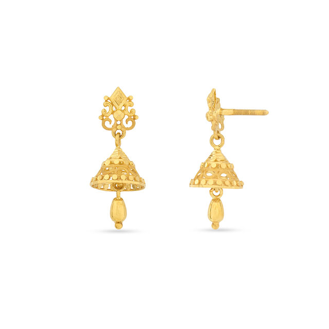 Tanishq 22KT Gold Earrings for Women 2