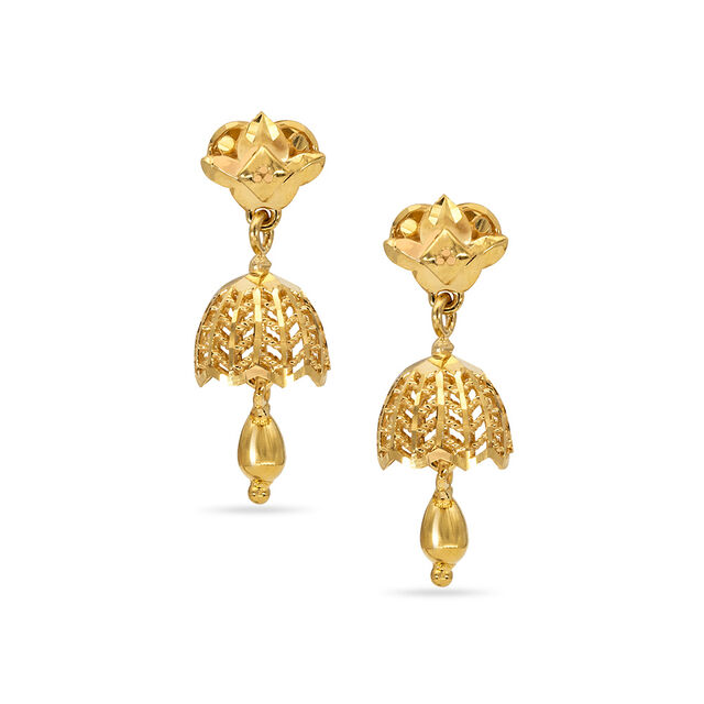 Tanishq 22KT  Gold Earrings  for Women 