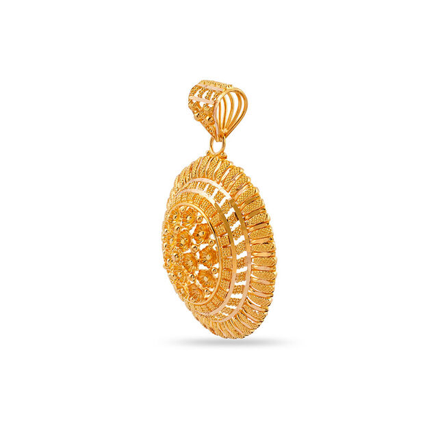 Tanishq 22KT Gold Pendant for Men 2