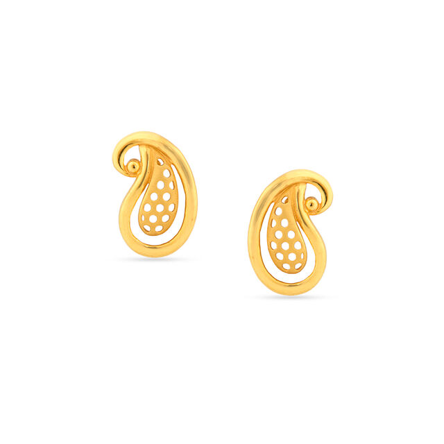 Tanishq 22KT Gold Earrings for Women 