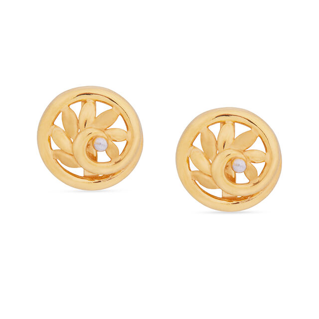 Tanishq 22KT Gold Earrings for Women 