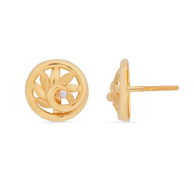 Tanishq 22KT Gold Earrings for Women 2