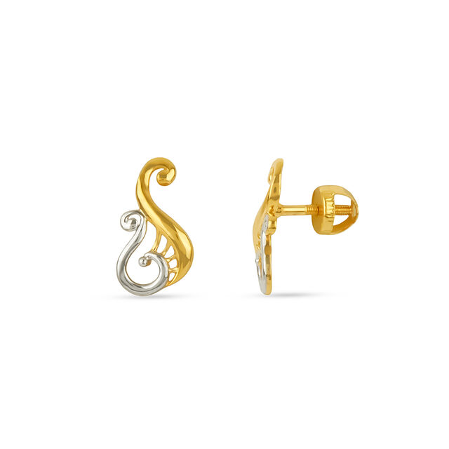 Tanishq 22KT Gold Earrings 2