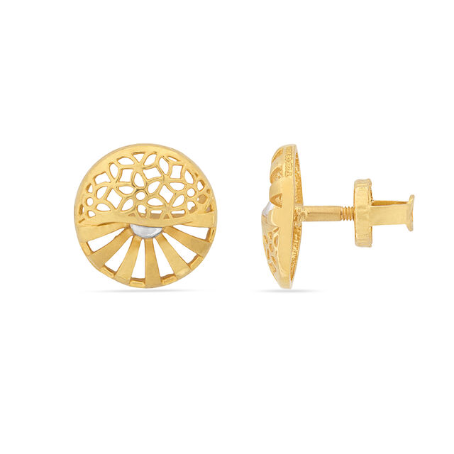 Tanishq 22KT Gold Earrings for Women 2