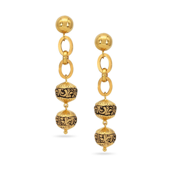 Tanishq 22KT Gold Earrings for Women 