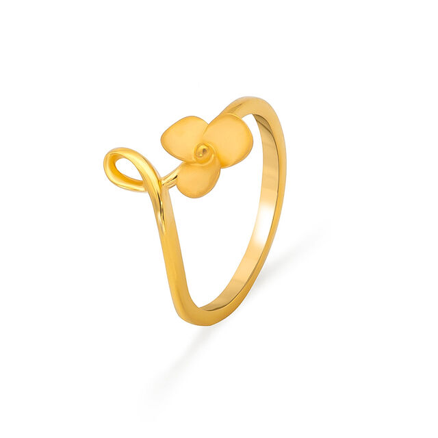 Tanishq 22KT  Gold Finger Ring  for Women