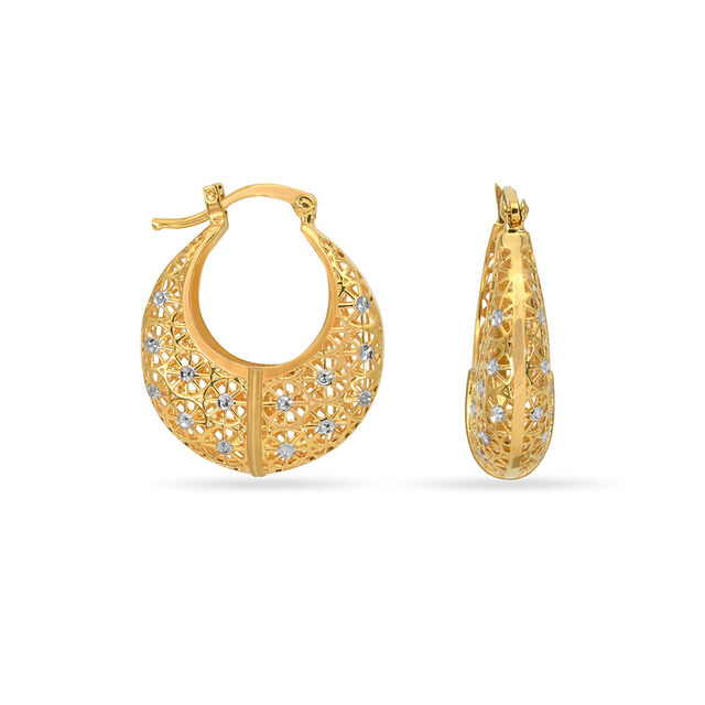 Tanishq 22KT Gold Earrings for Women 2