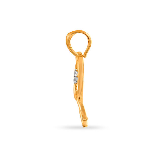 Tanishq 22KT  Gold Pendant  for Women