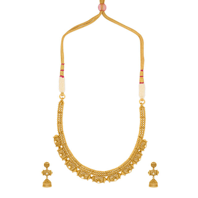 Tanishq 22KT  Necklace Set for Women 