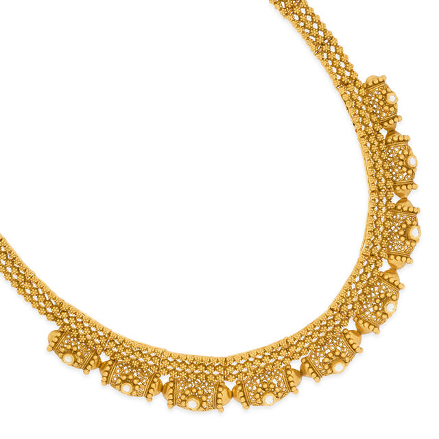 Tanishq 22KT  Necklace Set for Women 2