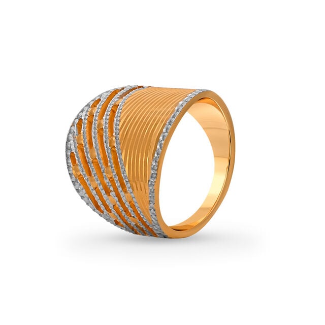 Tanishq 22 KT Gold Finger Ring for Women