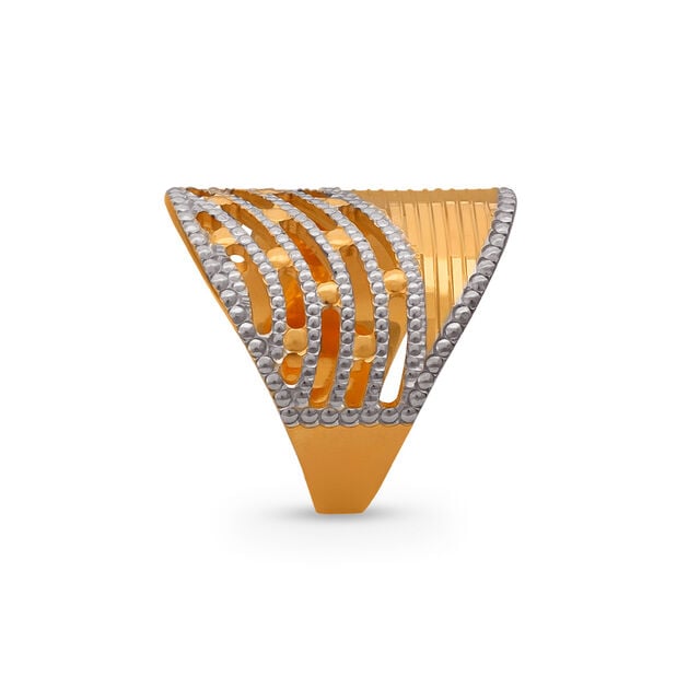 Tanishq 22 KT Gold Finger Ring for Women
