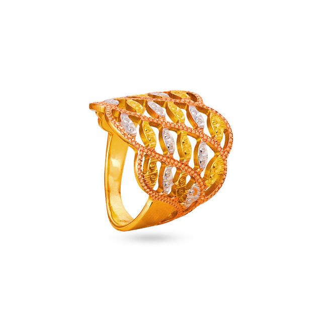 Tanishq 22KT  Gold Finger Ring  for Women