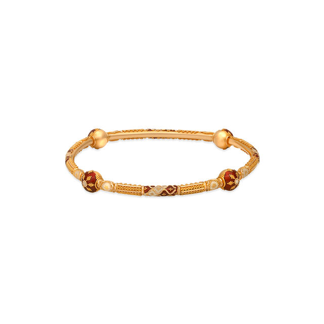 Tanishq 22 KT Gold Bangle for Women 3