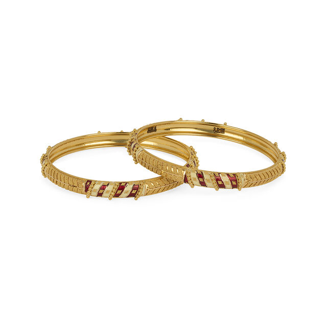 Tanishq 22KT Gold Bangle for Women 2