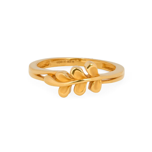 Tanishq 22KT Gold Finger Ring for Women 