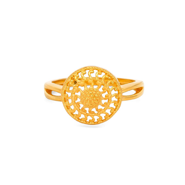 Tanishq 22KT  Gold Finger Ring  for Women
