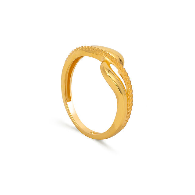 Tanishq 22KT  Gold Finger Ring  for Women