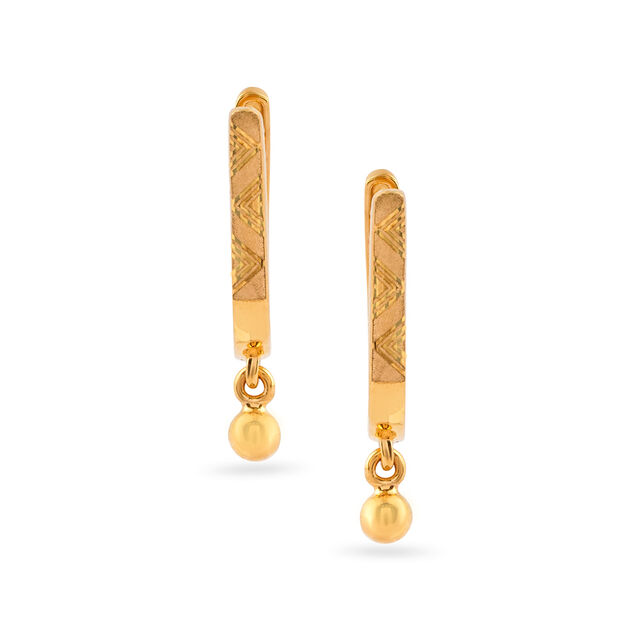 Tanishq 22KT Gold Earrings for Women 
