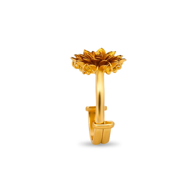 Tanishq 22 KT Gold Finger Ring for Women