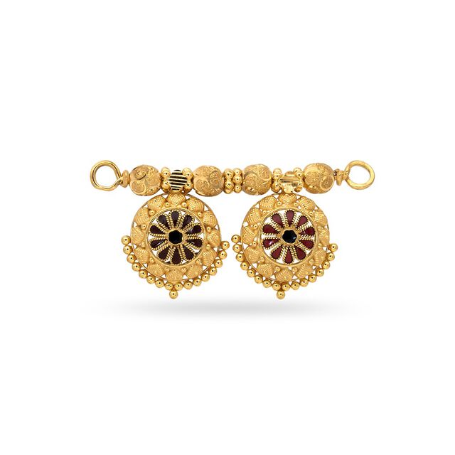 Tanishq 22KT Gold Pendant for Women