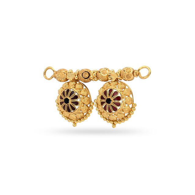 Tanishq 22KT Gold Pendant for Women