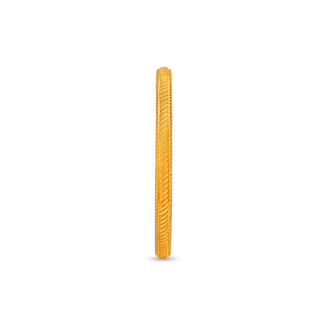 Tanishq 22 KT Gold Bangle for Women 2