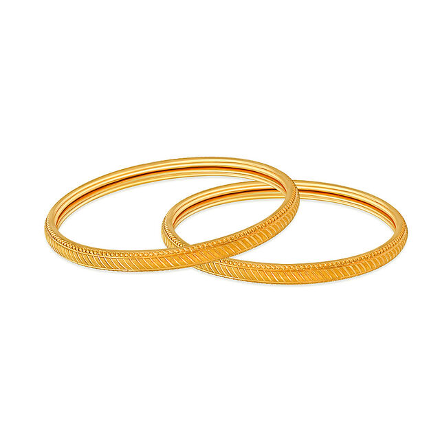 Tanishq 22 KT Gold Bangle for Women 4