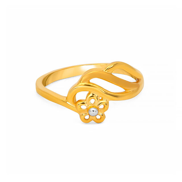 Tanishq 22KT Gold Finger Ring for Women