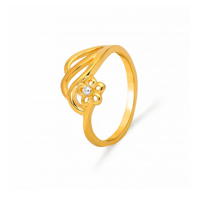 Tanishq 22KT Gold Finger Ring for Women