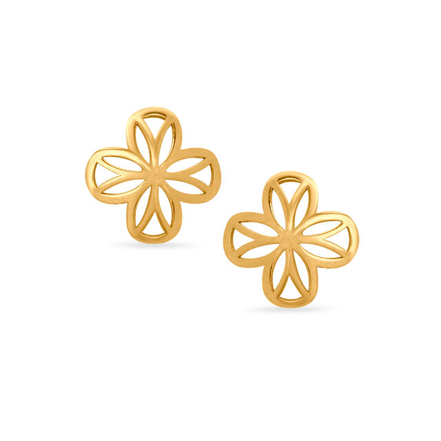 Tanishq 22KT  Gold Earrings  for Women 