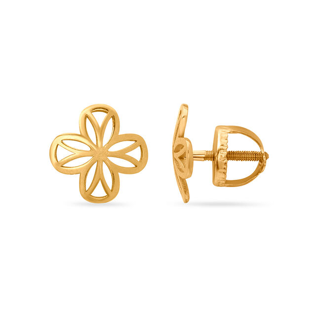 Tanishq 22KT  Gold Earrings  for Women 2