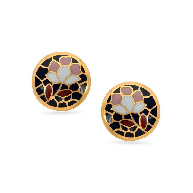 Tanishq 22KT  Gold Earrings  for Women 