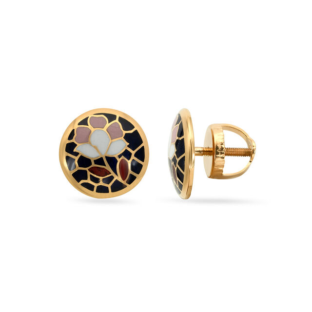 Tanishq 22KT  Gold Earrings  for Women 2