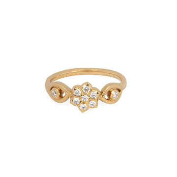 Tanishq 22KT Diamond Finger Ring for Women