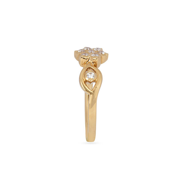 Tanishq 22KT Diamond Finger Ring for Women 2