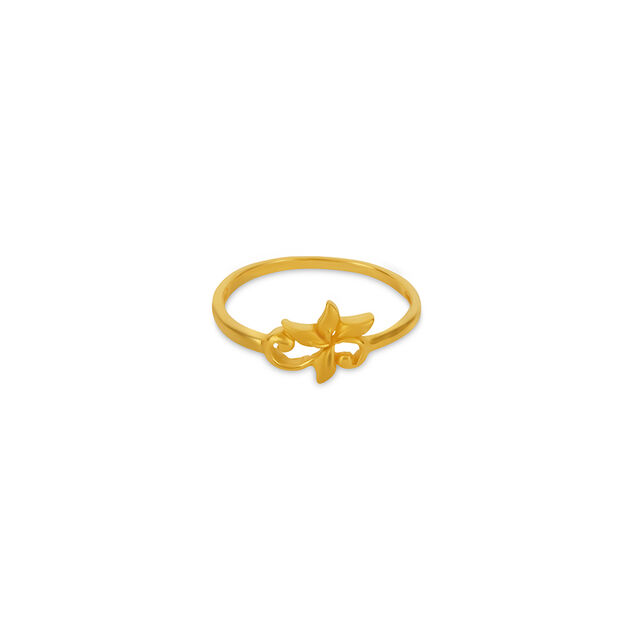 Tanishq 22KT Gold Finger Ring for Women