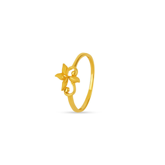 Tanishq 22KT Gold Finger Ring for Women