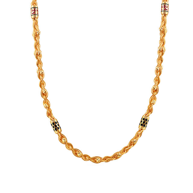 Tanishq 22 KT Gold Chain for Women