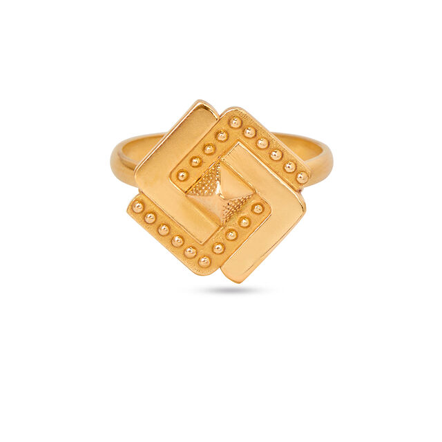 Tanishq 22KT Gold Finger Ring for Women 
