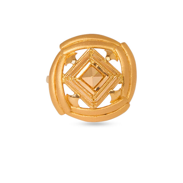 Tanishq 22KT Gold Finger Ring for Women 