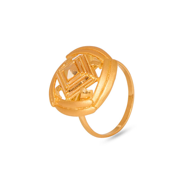 Tanishq 22KT Gold Finger Ring for Women 2