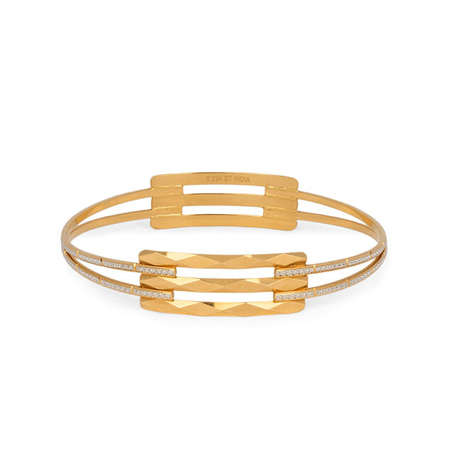 Tanishq 22KT Gold Bangle for Women 